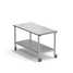 Sliding table with bottom shelf E�ROS 1200x600x750 mm, working surface - LABGRADE