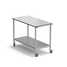 Sliding table with bottom shelf E�ROS 1200x600x900 mm, working surface - LABGRADE